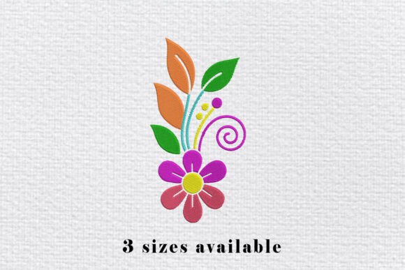 Decorative Floral Embroidery File