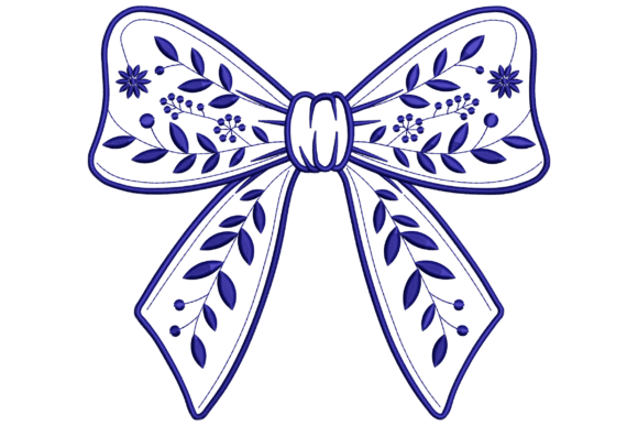 Floral Bow: A Smart Embroidery Choice for Small Business Branding