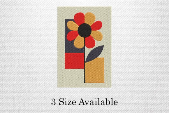 Geometric Floral Block: Bold, Modern & Gift-Ready