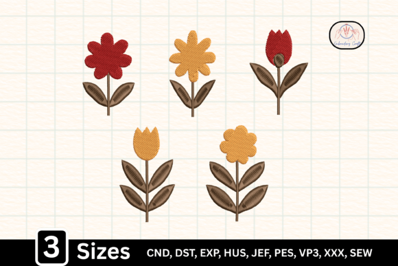 Simple Floral Line Art Minimalist Flower