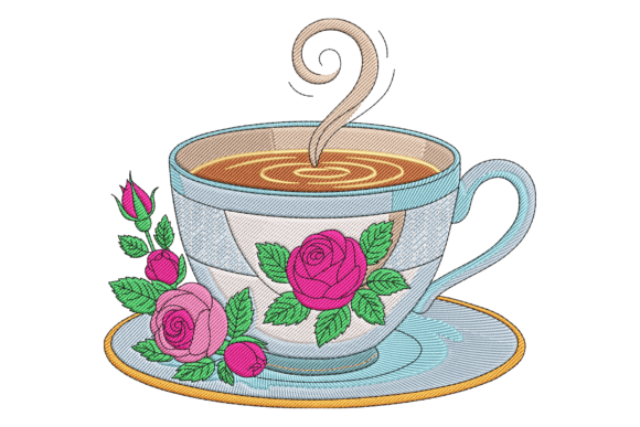 Vintage Floral Teacup